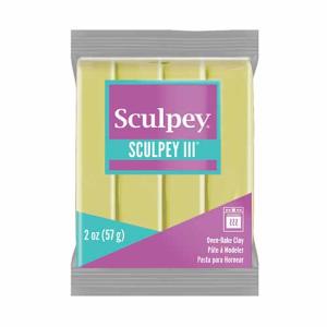 Sculpey III Oven-Bake Clay (2oz bar) - Glow in the Dark